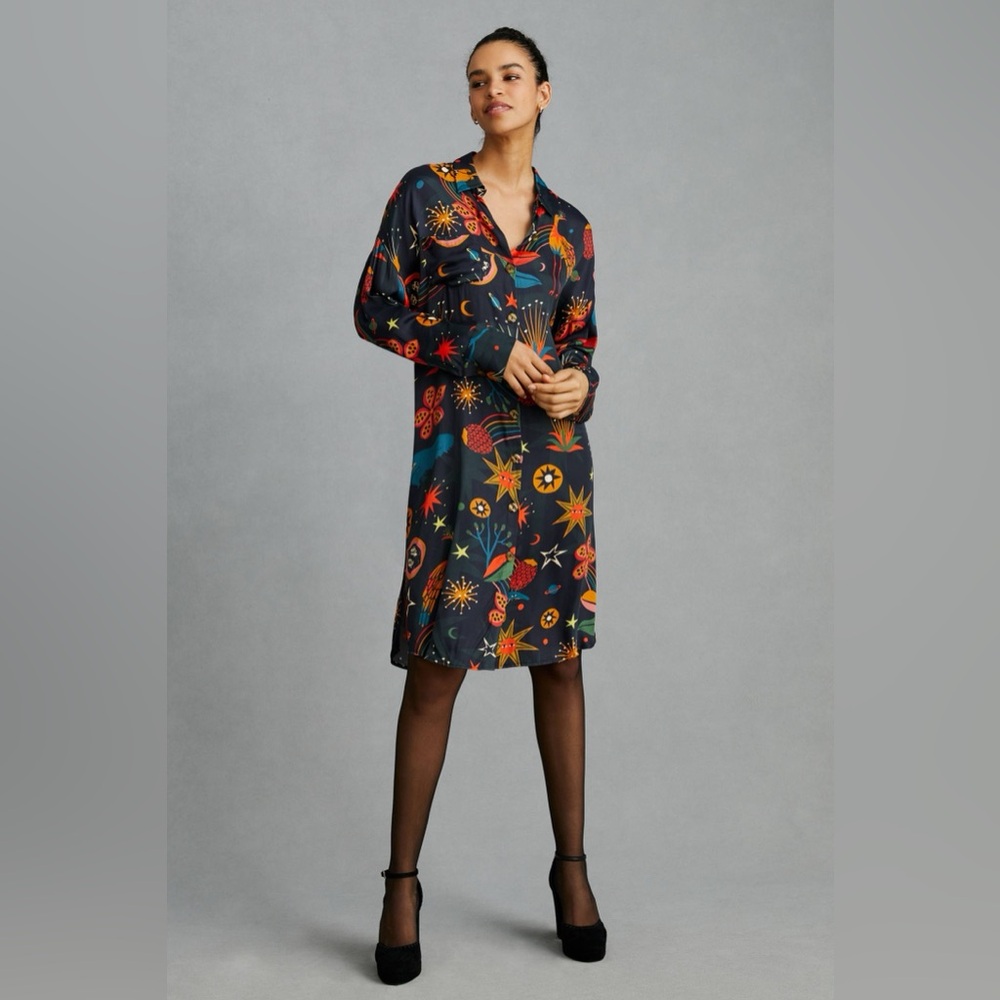 Farm Rio Longline Buttondown Dress Size XS